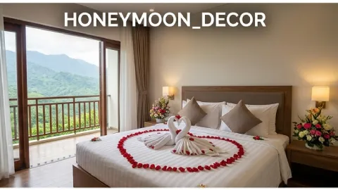 Honeymoon Décor & Dinner