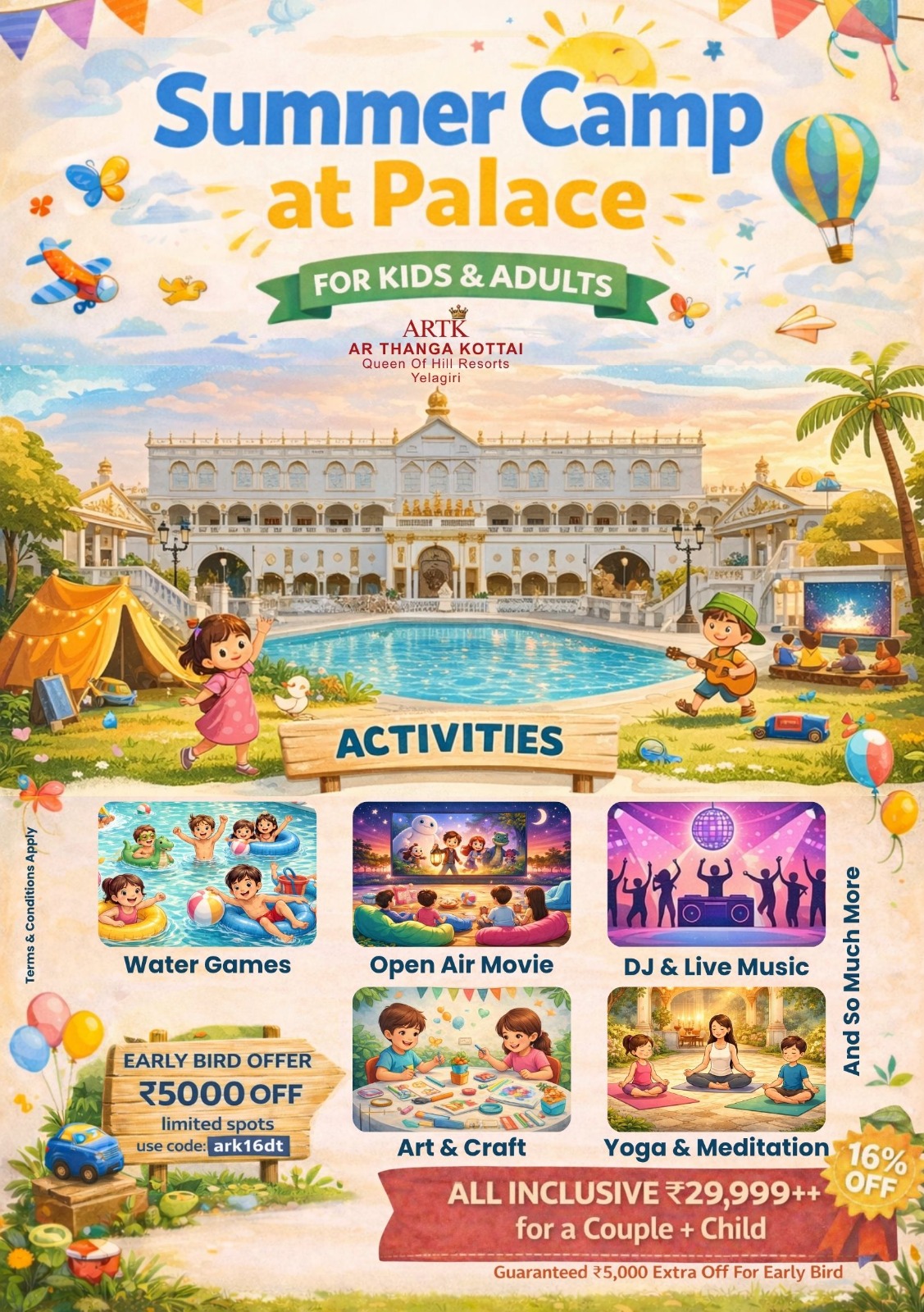 Summer Camp at Palace